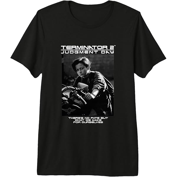 Amazon.com: Terminator 2 Judgement Day There's No Fate T-Shirt